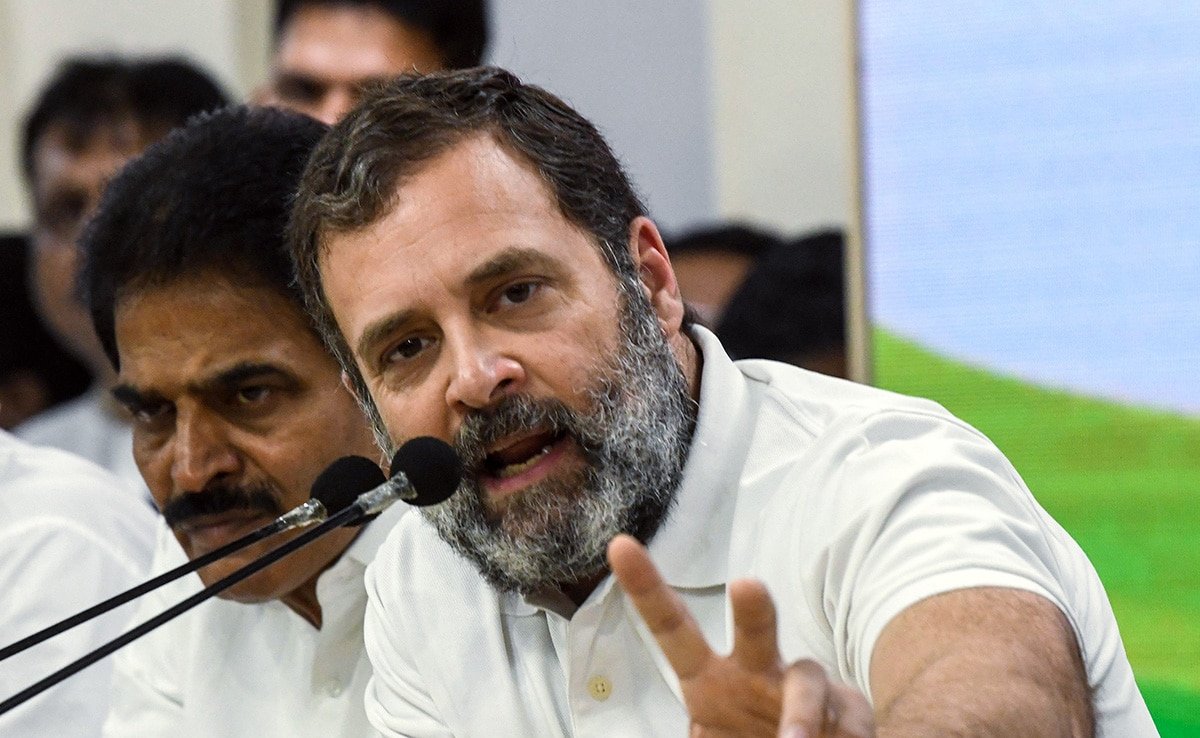'Why Do You Always Say What BJP Says': Rahul Gandhi Fumes At Journalists