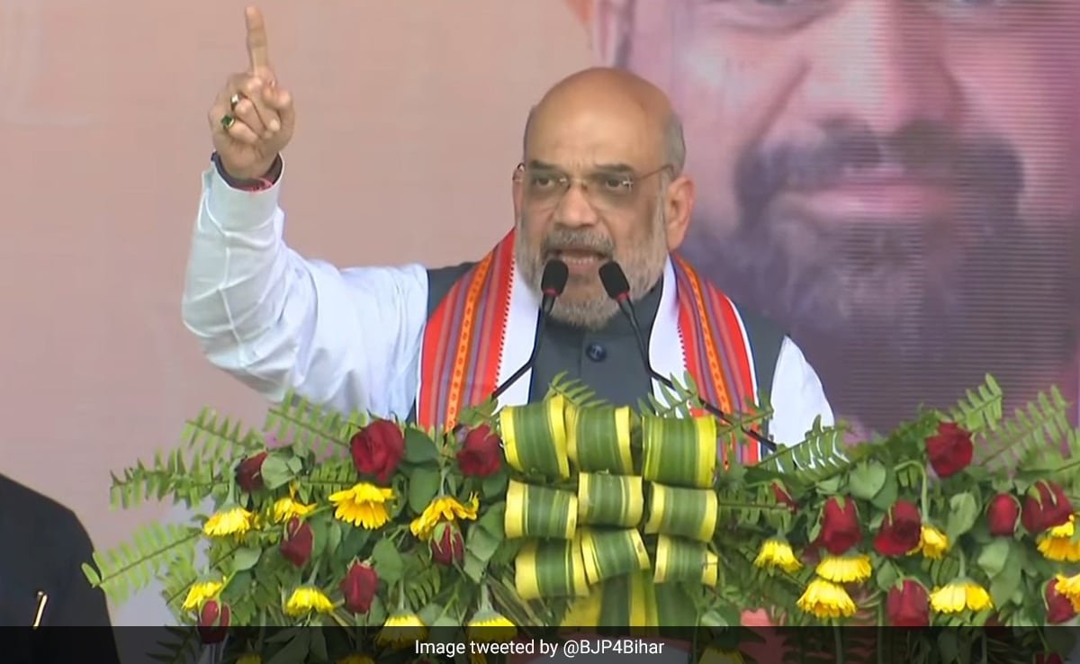 'Nitish Kumar Can't Be Prime Minister Because...': Amit Shah's Taunt In Bihar