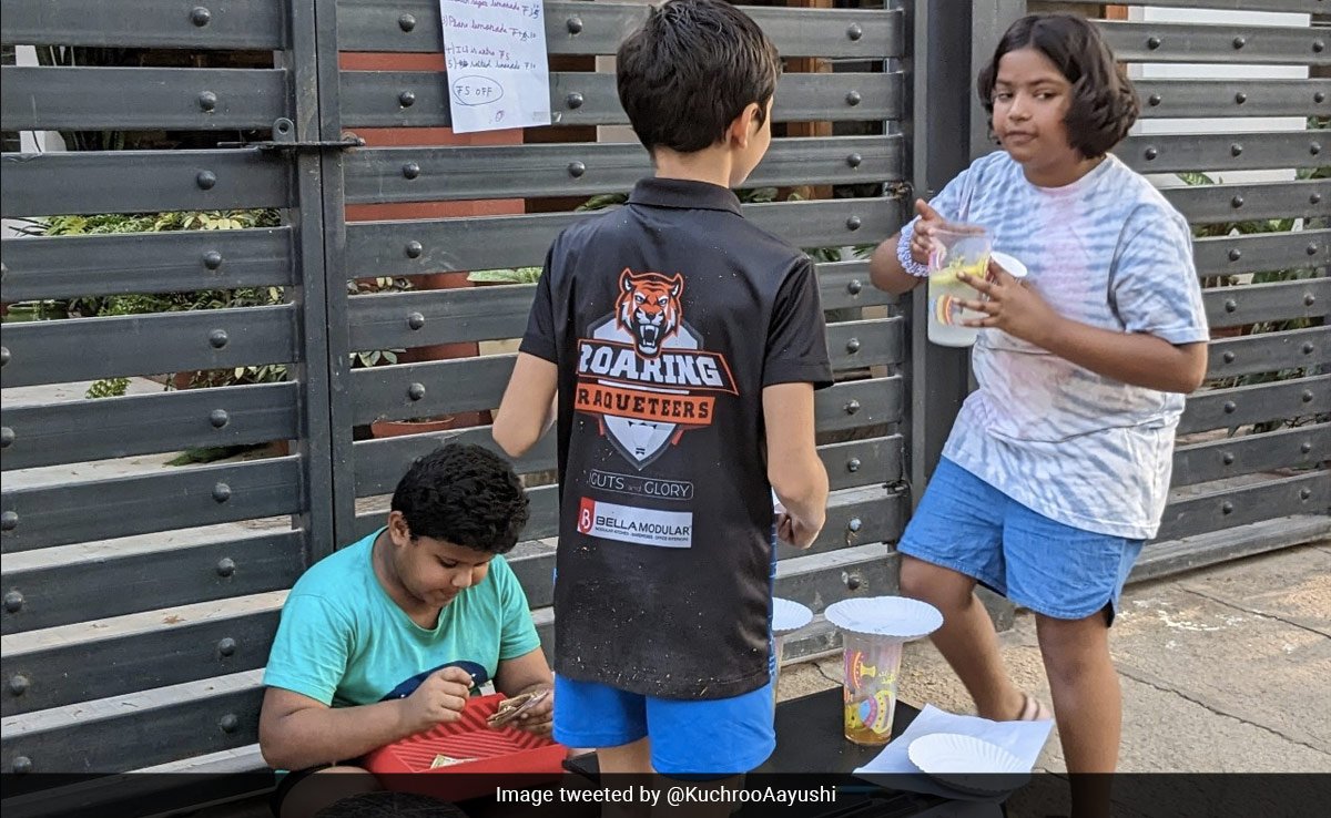 'Budding Entrepreneurs': Bored Children In Bengaluru Set Up Lemonade Stall With Slash Sale, Internet Impressed